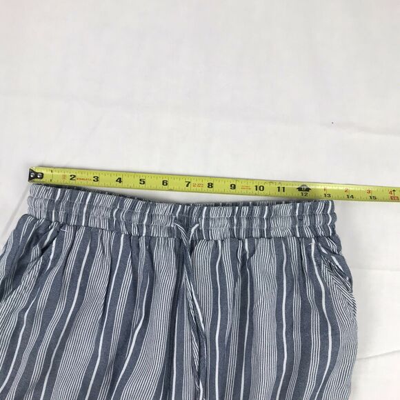 American Eagle 2 piece set crop top with flowy pants Blue striped size S‎ - Picture 9 of 12